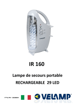 IR160LED Lampe de secours