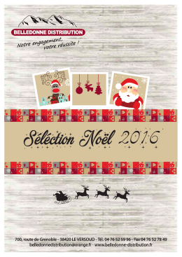 Consulter catalogue Noël - Belledonne Distribution