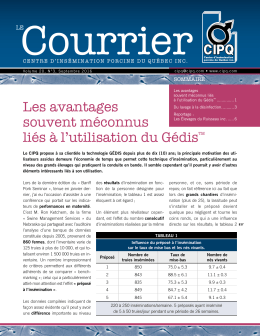 Courrier du CIPQ vol. 20 no.3
