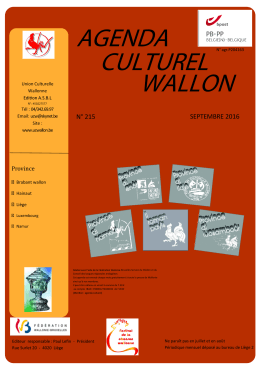 Wallonie - Union Culturelle Wallonne