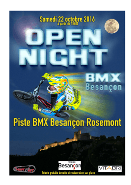 Invitation Open Night Besancon 2016