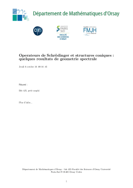 Document introuvable - Département de Mathématiques d`Orsay