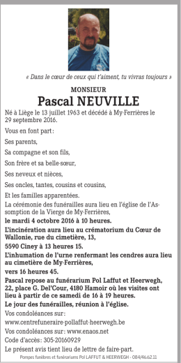 Pascal neuViLLe - ingedachten.be