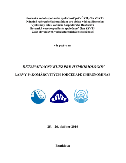 Pozvánka v pdf - Výskumný ústav vodného hospodárstva
