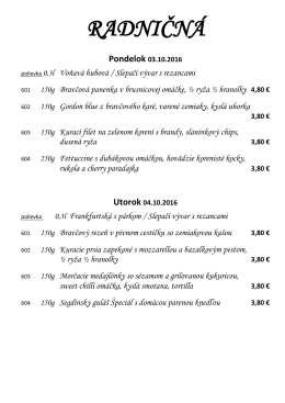Denné menu 03.10.