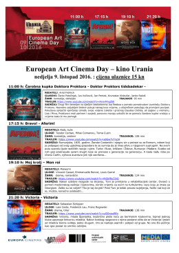 European Art Cinema Day