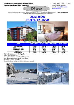 Zlatibor - hotel Palisad