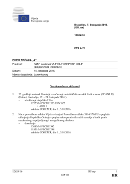 12624/16 IFJ/mp 1 GIP 1B Nezakonodavne aktivnosti 1. 35. godišnji