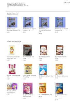 Complete Store Catalog