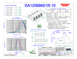 DA1206B601R-10 Datasheet