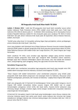 berita perdagangan - Kementerian Perdagangan Republik Indonesia