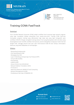 NIXTRAIN Training CCNA FastTrack