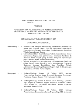 BIro Hukum Setda Provinsi Jawa Tengah
