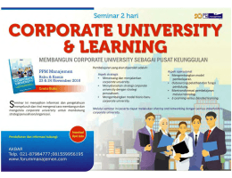 corporate university and learning