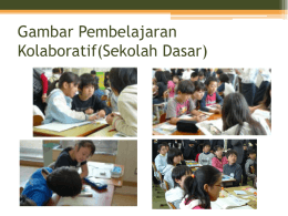 Gambar Pembelajaran Kolaboratif(Sekolah Dasar)