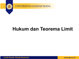 Hukum dan Teorema Limit - eLisa UGM