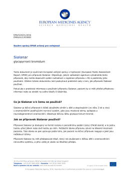SIALANAR, glycopyrronium - European Medicines Agency