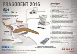 PrAgOdENT 2016 - Medical Trade sro