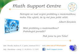 math support centre