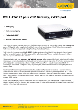 WELL ATA172 plus VoIP Gateway, 2xFXS port