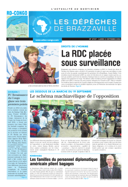 La RDC placée sous surveillance