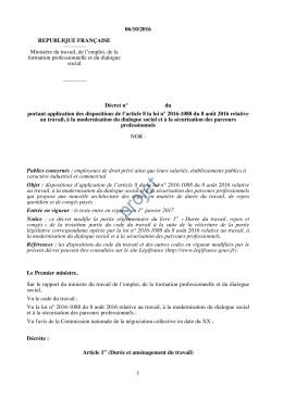 1 06/10/2016 RÉPUBLIQUE FRANÇAISE Ministère du - Wk-rh