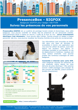 PresenceBox - SIGFOX