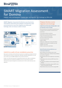 SMART Migration Assessment for Domino