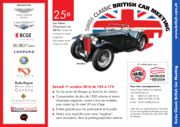 Mise en page 1 - Morges - Swiss Classic British Car Meeting