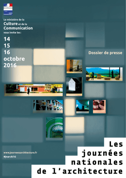 DP JNarchi 16 pdf - Ministère de la Culture et de la Communication
