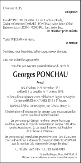 Georges PONCHAU