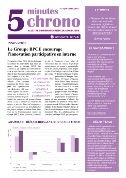 Octobre 2016 - Groupe BPCE