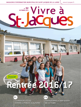 Vivre à St-Jacques Octobre 2016
