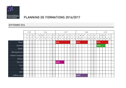 planning de formations 2016-2017