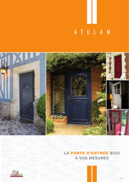 Catalogue de portes ATULAM