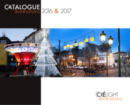 Téléchargez notre catalogue Cré-Light - illumination 2016