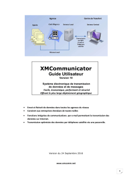 XMCommunicator - Solutions de communications sécurisées