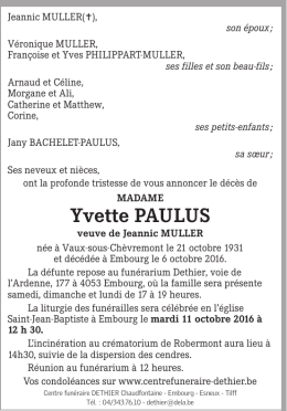 Yvette PaULUS - ingedachten.be