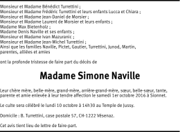 Madame Simone Naville