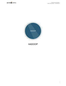 hadoop - OCTO Academy