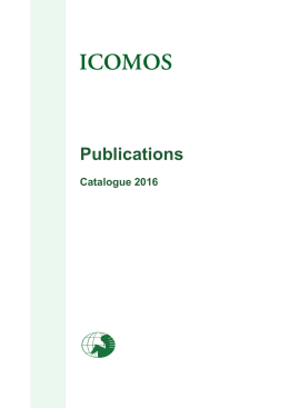ICOMOS publications