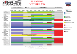 Planning Oct 2016