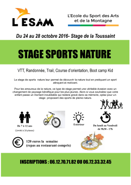 stage sports nature