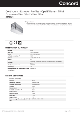 Continuum Profil Enc. Diff 2x35/80W 2 760mm