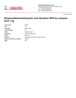 Ethylenediaminetetraacetic acid disodium RPE-for analysis