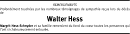 Walter Hess - Hommages.ch