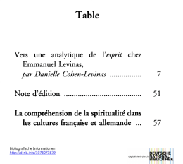 La compréhension de la spiritualité dans les cultures française et