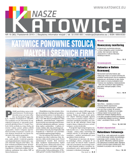 Katowice ponownie stolicą małych i średnich firm