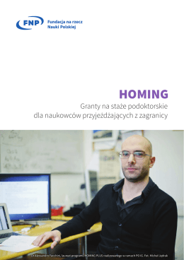 homing - Fundacja na rzecz Nauki Polskiej