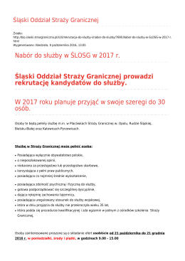 Generuj PDF - Śląski Oddział Straży Granicznej